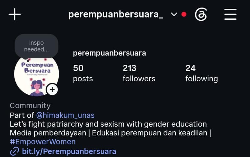 PEREMPUAN BERSUARA
